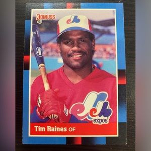 1988 Donruss #345 Tim Raines   Montreal Expos